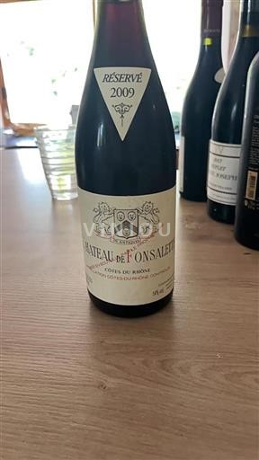 Údolí Rhôny Côtes-du-Rhône Château Fonsalette Réservé 2009