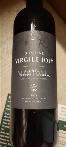 Vin Rouge sec Cybèle Domaine Virgile Joly 2022 France Languedoc Terrasses-du-larzac