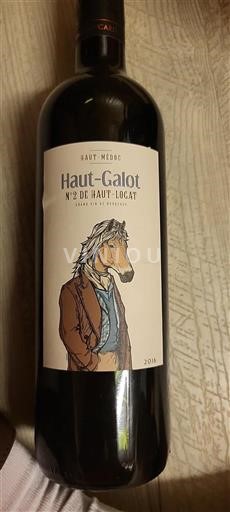 Bordeaux Haut-Médoc Haut-Logat Haut-Galot 2016