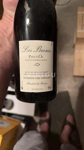 Languedoc-Roussillon Pays d'Oc Domaine Des Creisses Les Brunes 2013