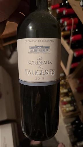 Bordeaux Faugères Le Bordeaux de Faugères 2015