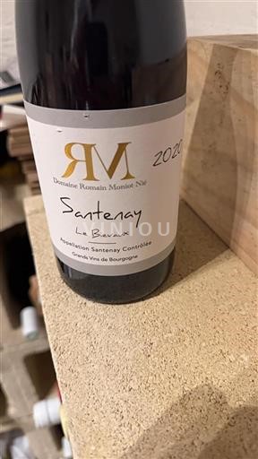 Bourgogne Santenay Domaine Romain Moniot-Nié Le Bievaux 2020