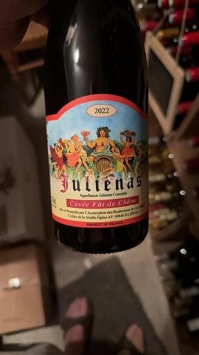 Beaujolais Juliénas Association des Producteurs du cru Julienas Fût de Chêne 2022