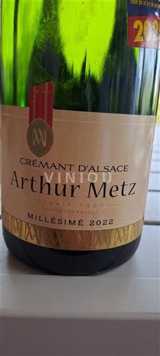 Alsazia Crémant d'Alsazia Arthur Metz 2022