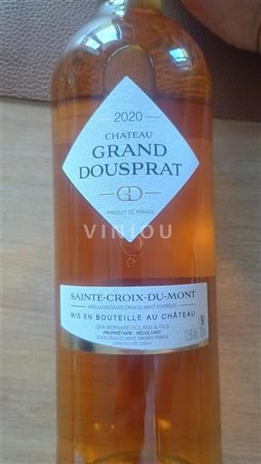 Bordeaux Sainte-Croix-Du-Mont Château Grand Dousprat 2020