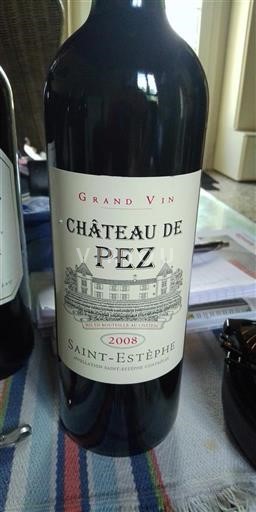 Bordeaux Saint-Estèphe Château Pez 2008