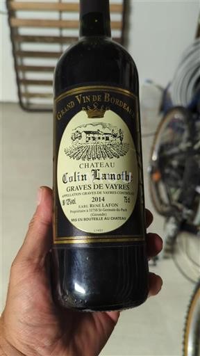 Bordeaux Graves-de-vayres Château Colin Lamothe 2014