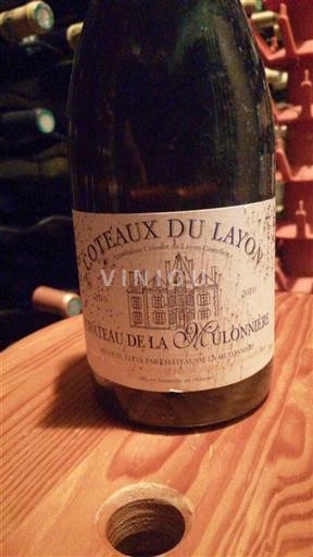 Dolina Loare Coteaux-du-Layon Château La Mulonnière 2010
