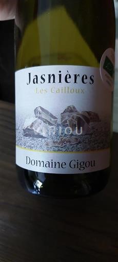 Vallée de la Loire Jasnières Domaine Gigou Les Cailloux 2023