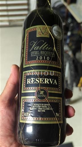 Valencijské spolecenství Utiel-Requena Valtier Reserva 2010