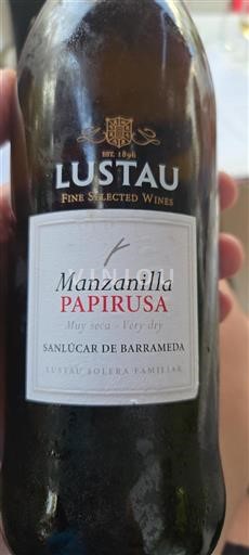 Andalousie Lustau Papirusa Non Millésimé