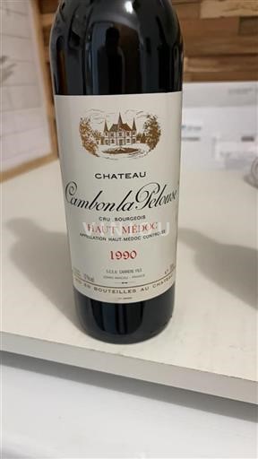 Bordeaux Haut-Médoc Cru Bourgeois Cambon la Pelouse 1990