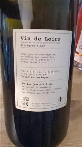 Valle della Loira Touraine Les Quatre Piliers 2020
