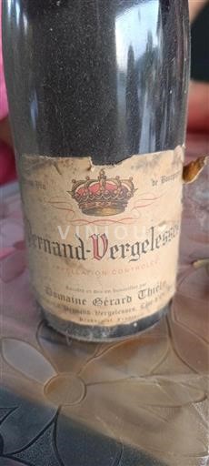 Bourgogne Pernand-vergelesses Domaine Gérard Thiely Non Millésimé