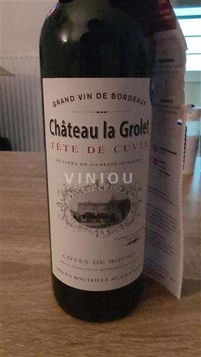 Bordeaux Côtes-de-bourg Château La Grolet Tête de 2019