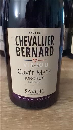 Savoie en Bugey Jongieux Chevallier Bernard Matè 2019