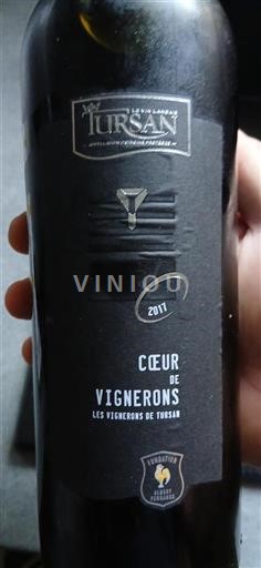 Lounais-Ranska Tursan Les Vignerons de Tursan Cœur de Vignerons 2017