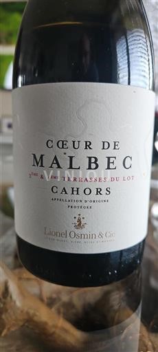 Zuidwest-Frankrijk Cahors Lionel Osmin & Cie Cœur de Malbec Niet-geïntegreerd