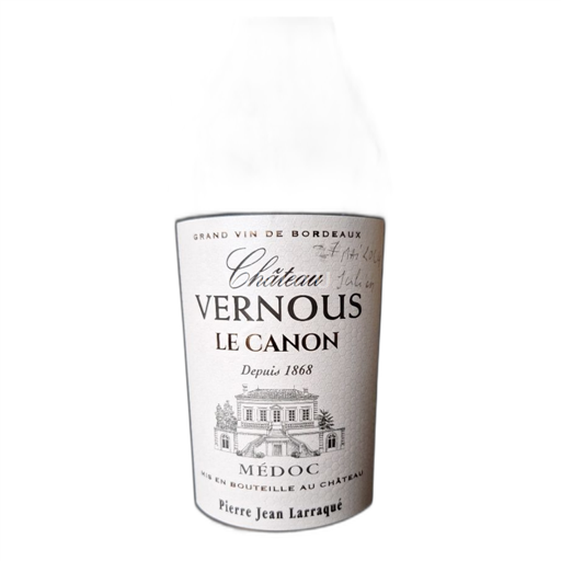 Vin Rouge sec Château Vernous Non millésimé France Bordeaux Médoc