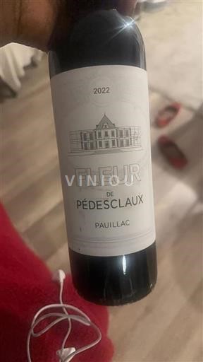 Bordeaux Pauillac Château Pédesclaux Fleur de Pédesclaux 2022