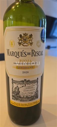 Rioja Marqués de Riscal Reserva 2020