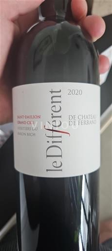 Bordeaux Saint-Émilion Grand Cru Château Ferrand Le Différent 2020