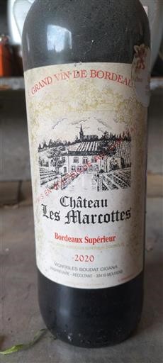 Bordeaux Bordeaux superiore Château Les Marcottes 2020