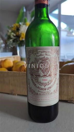 Bordeaux Pauillac Grand Cru Château Pichon Longueville Baron de Pichon-Longueville 1994