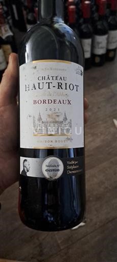 Bordeaux Château Haut-Riot de l'Abbaye 2021