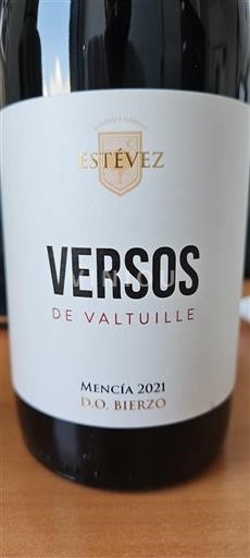 Vin Rouge sec Versos de Valtuille Estevez 2021 Espagne Castille et León Bierzo