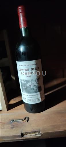 Bordeaux Pomerol Château Nénin 1980
