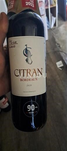 Vin Rouge sec Château Citran 2020 France Bordeaux AOC