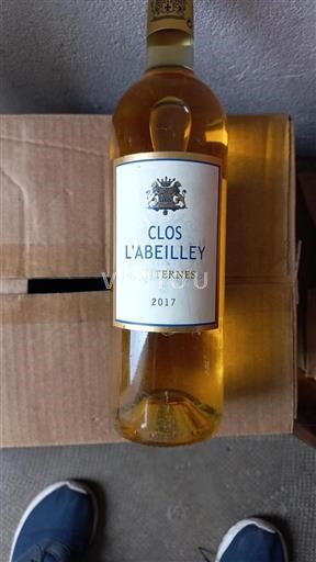 Bordeaux Sauternes Clos L'Abeilley 2017