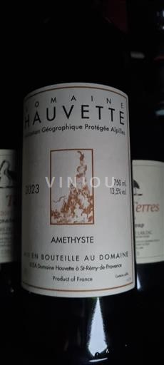 Alpen und Rhônetal Alpilles Domaine Hauvette Amethyste 2023
