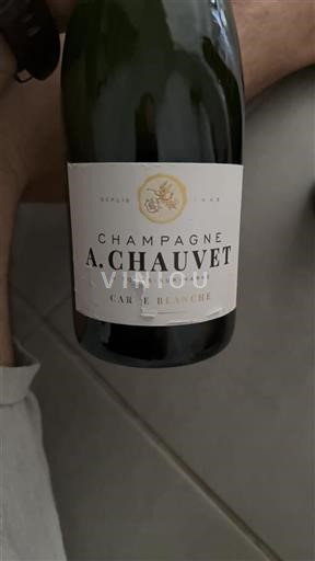 Champaña Champán Champagne A. Chauvet Carte Blanche 2025