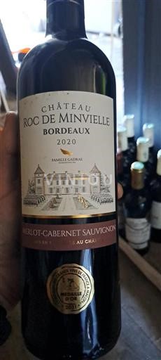Bordeaux Château Roc de Minvielle Merlot-Cabernet Sauvignon 2020