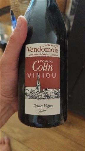 Valle della Loira Coteaux del Vendômois Domaine Colin Vieilles Vignes 2020