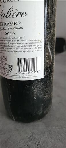 Bordeaux Graves La Croix Vallière 2010