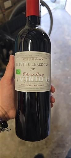 Bordeaux Côtes-de-bourg Domaine Florimond La Petite Chardonne 2017