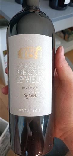Linguadoca e Rossiglione Paese d'Oc Domaine Preignes le Vieux Prestige Senza annata