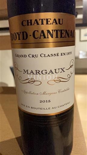 Bordeaux Margaux Grand Cru Château Boyd-Cantenac 2015