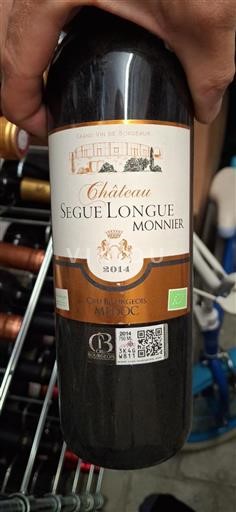 Bordeaux Médoc Cru Bourgeois Château Segue Longue Monnier 2014