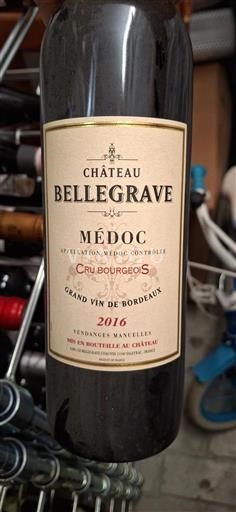 Bordeaux Médoc Cru Bourgeois Château Bellegrave 2016