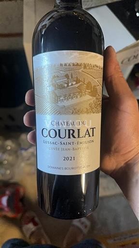 Burdeos Lussac-Saint-Émilion Château Courlat Jean-Baptiste 2021