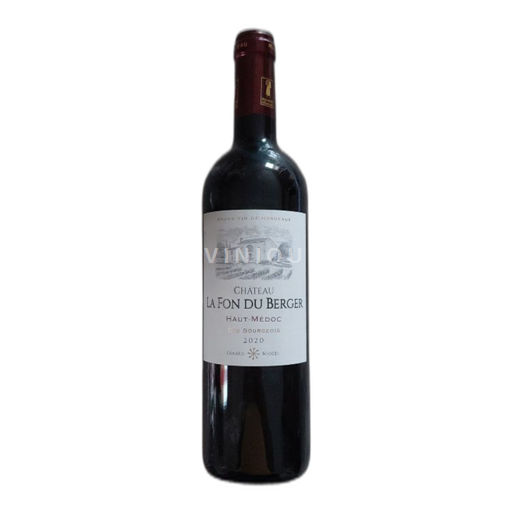 Vin Rouge sec Cru bourgeois Château La Fon du Berger 2020 France Bordeaux Haut-Médoc hve