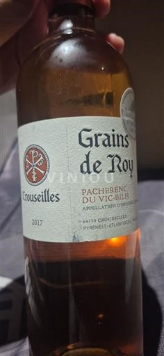 Jihozápad Pacherenc-du-vic-bilh Crouseilles Grains de Roy 2017