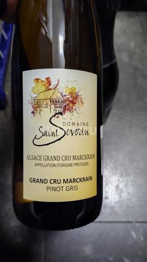 Elsass Nicht spezifiziert Grand Cru Domaine Saint Severin Pinot Gris Ohne Jahrgang