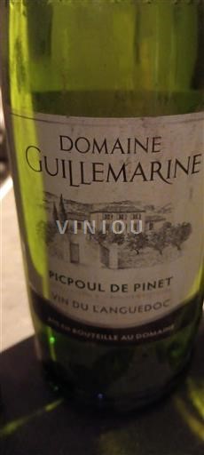 Languedoc Picpoul-de-pinet Domaine Guillemarine 2017