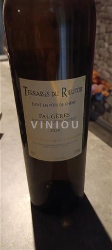 Languedoc Faugères Terrasses du Rieutor 2019