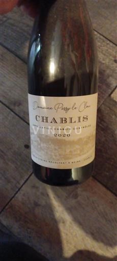 Burgundy Chablis Domaine Passy le Clou 2020
